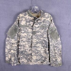 Military Army Combat Uniform ACU Coat Mens Large Regular Digital Camo